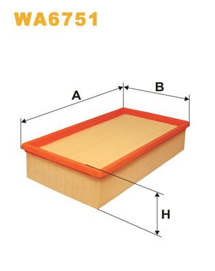 WIX FILTERS Воздушный фильтр WA6751